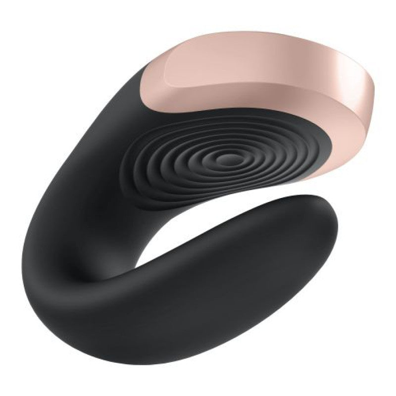 Double Love Black Vibrator Massager for Couples