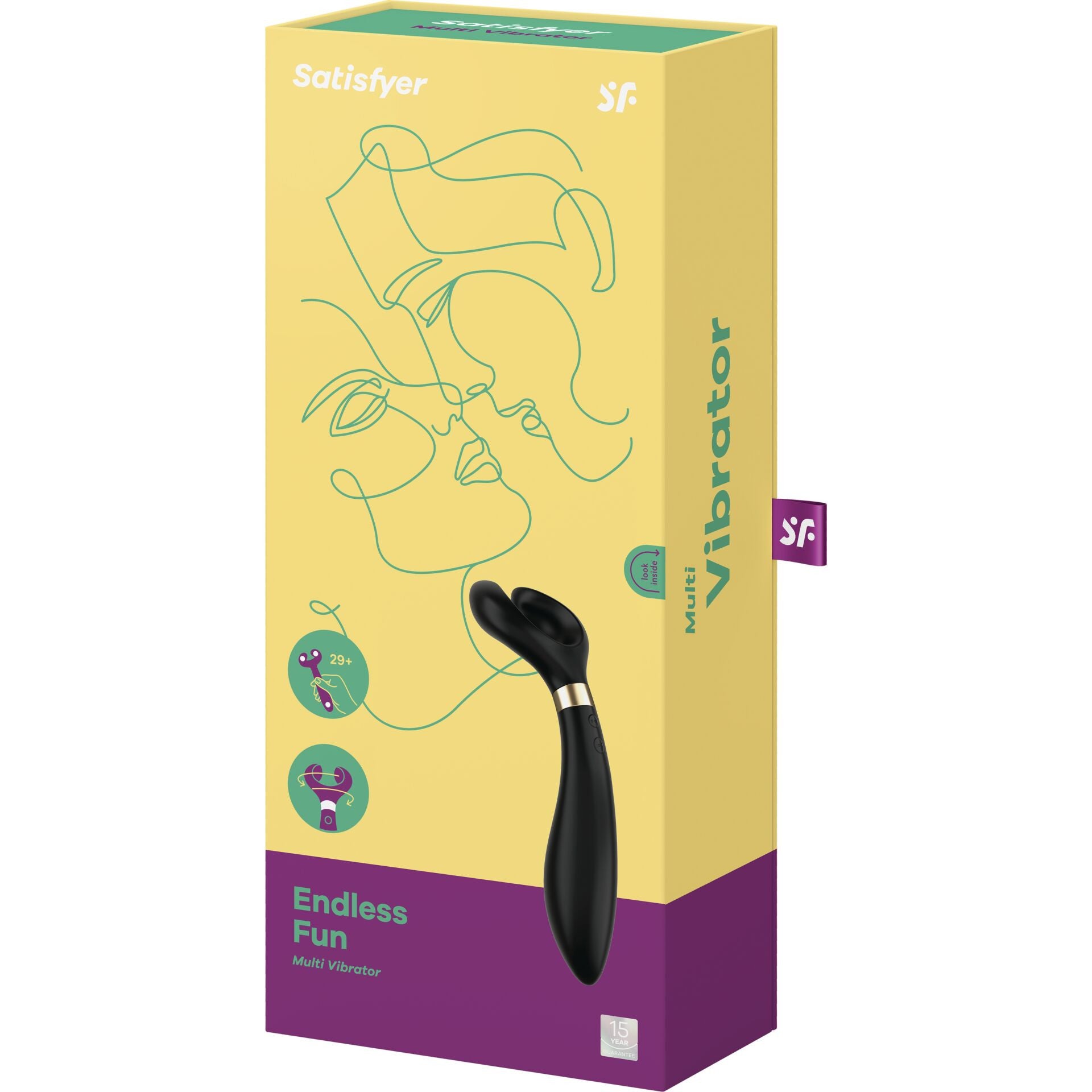 Satisfyer Partner Multifun 3 Black Couples Vibrator
