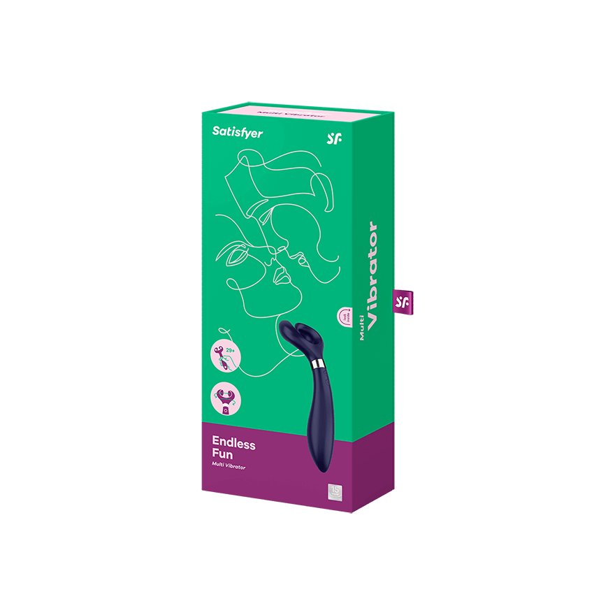 Satisfyer Partner Multifun 3 Blue Couples Vibrator