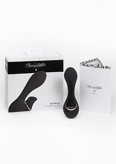 Mythical Black G-spot vibrator with clit sucking