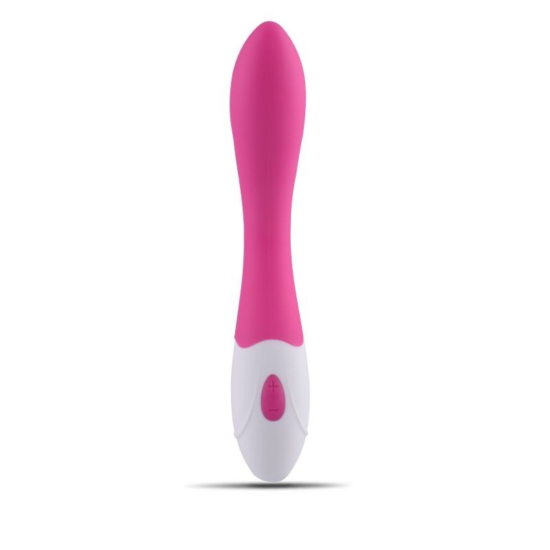 Realistic Vibrating Dildo Vibrator in Pink Silicone, Vaginal Stimulator for G-Spot
