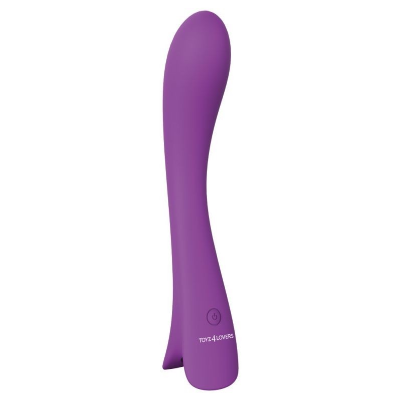 Rechargeable silicone vaginal vibrator massager stimulator phallus vibrating dildo plot clit purple