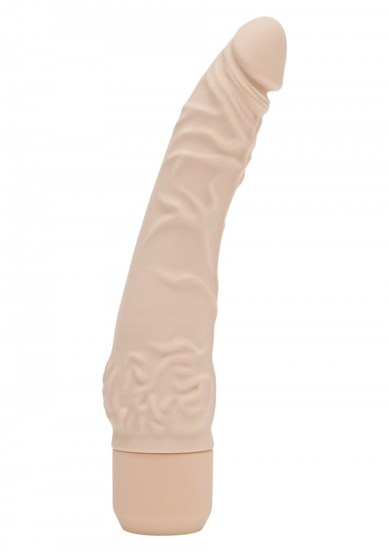 Realistic anal vaginal vibrator slim dildo vibrating silicone skin sex toys get real