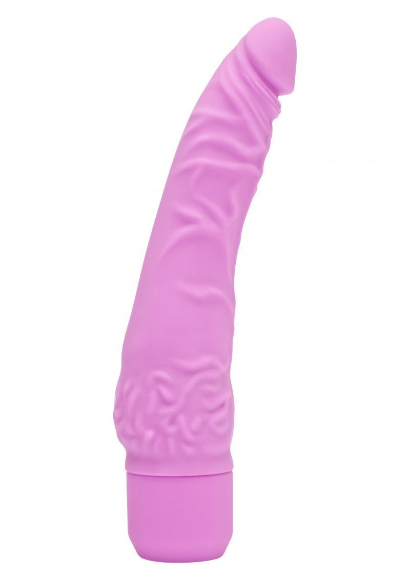 Realistic anal vaginal vibrator slim phallus vibrating pink silicone sex toys get real