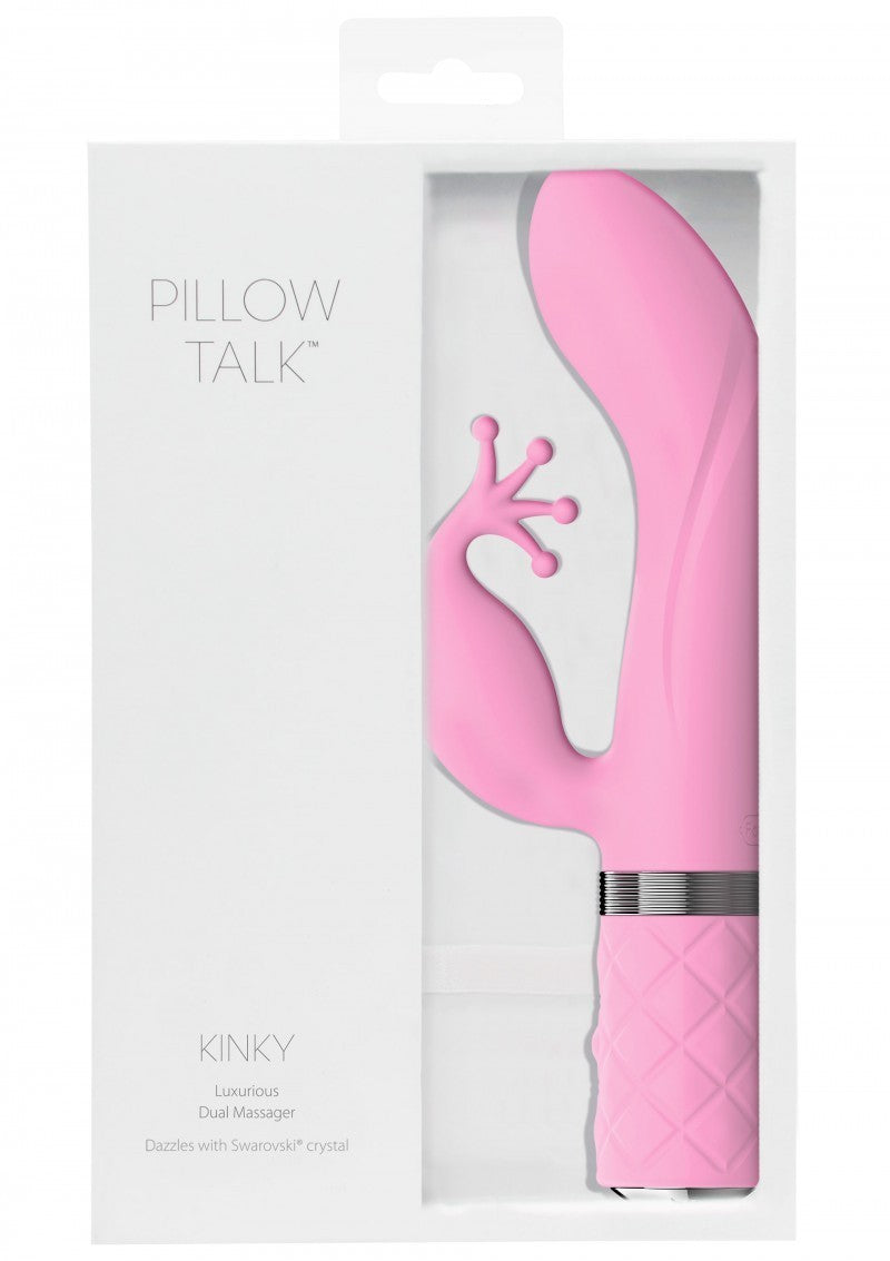 Rabbit Vaginal Vibrator Double Clitoral Stimulator Silicone Dildo Vibrating Pink