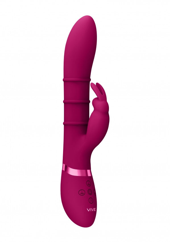 Rabbit vaginal vibrator Stimulating Rings, Vibrating G-Spot Rabbit Pink