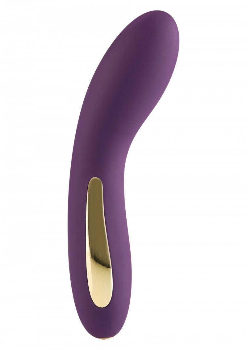 Vaginal vibrator G-spot stimulator dildo phallus rechargeable waterproof sex toys purple