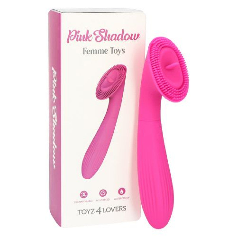 Pink Shadow Vibrating Clitoral Stimulator Vaginal Vibrator